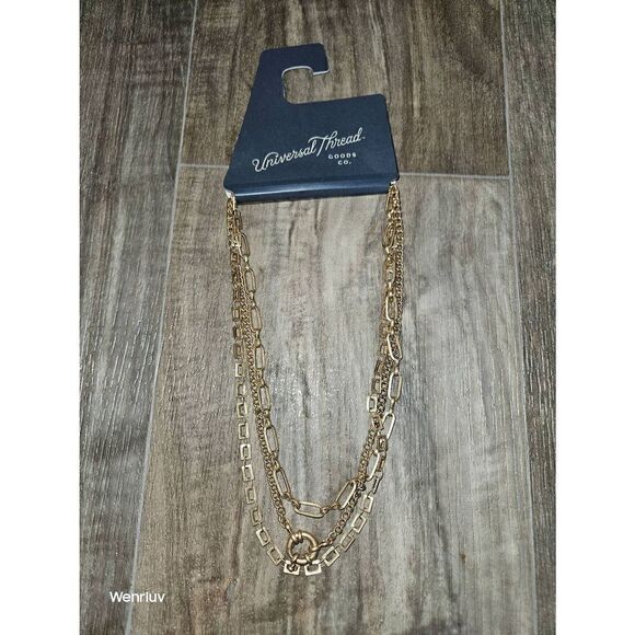 Universal Thread Layered Necklace  New - Picture 1 of 2